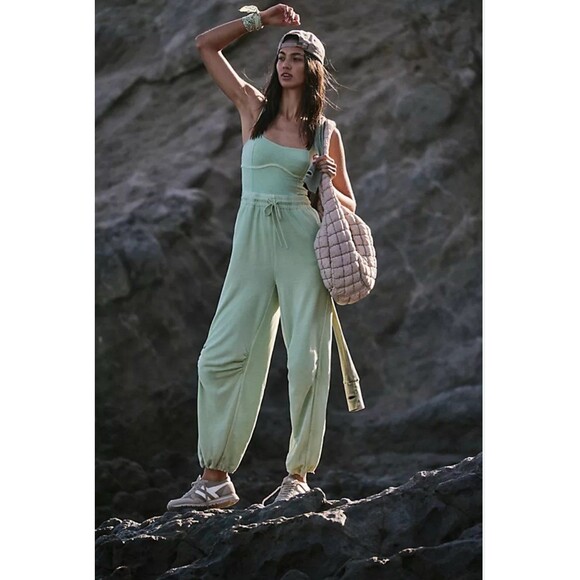 FP Movement Inbound Onesie Pistachio Size Medium NWT - Picture 1 of 8